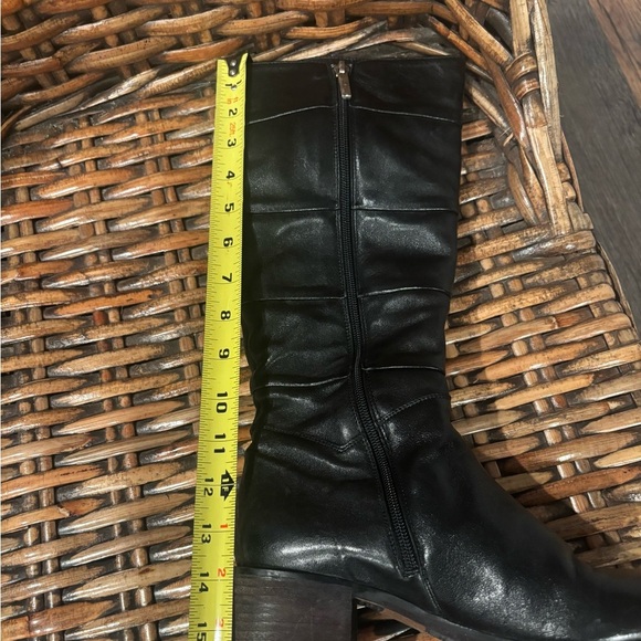 Gino Rossi  Black Leather Riding  Boots fully lined with Sherpa. - Picture 7 of 14